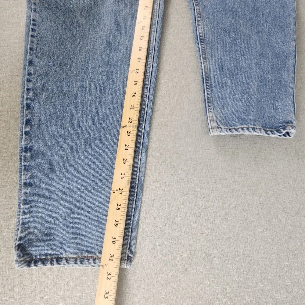 Vintage Levis 560 Mens 33x31½ Light Wash Loose Fit Tapered Leg Jeans Made in USA